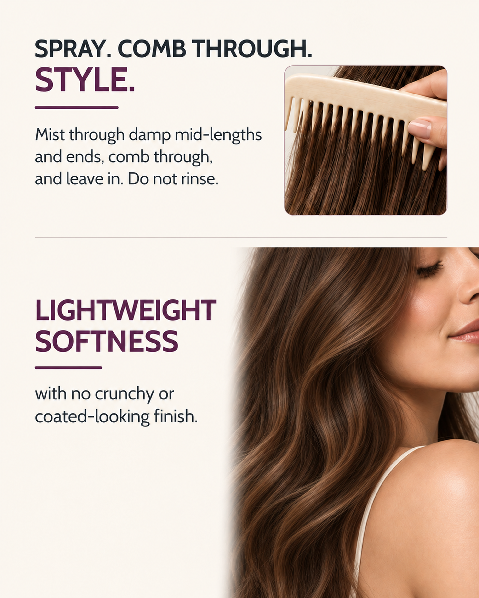 LIGHTWEIGHT SMOOTHING LEAVE-IN MIST